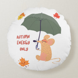 秋のエネルギーのみ ラウンドクッション