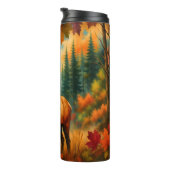 秋のエルク鮮やかフォレストシーン タンブラー (回転右)