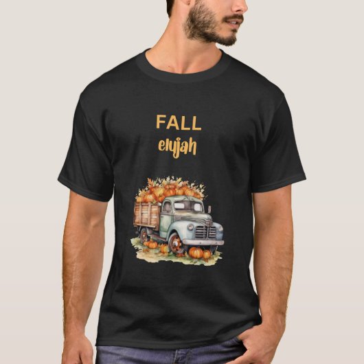 秋のエルジャハ トラック Tシャツ (正面)
