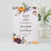 秋のエレガンスウェディングザデイト招待状 招待状 (スタンド正面)