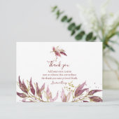 秋のエレガンスサンキューカード サンキューカード (スタンド正面)