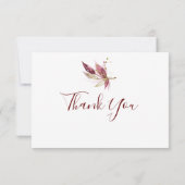 秋のエレガンスサンキューカード サンキューカード (裏面)