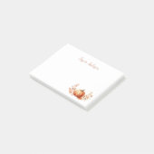 秋のエレガントかぼちゃの水の色ポストi ポストイット (アングル)