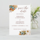 秋のエレガントかぼちゃは日付カードを保存 セーブザデート (スタンド正面)