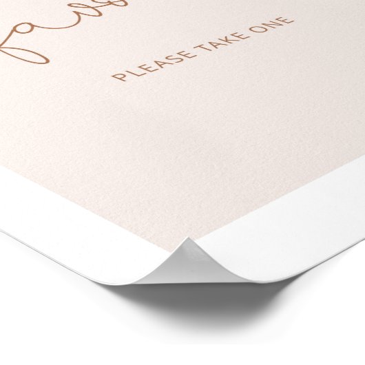 秋のエレガントアーチの好意を1枚のポスターを取る ポスター (角)