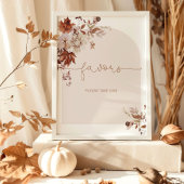 秋のエレガントアーチの好意を1枚のポスターを取る ポスター