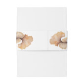 秋のエレガントフローラミニマル結婚リスト 招待状ベリーバンド (裏面例)