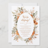 秋のエレガントフローラ枠体落とし披露宴 招待状 (正面)