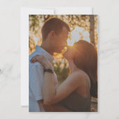 秋のエレガント地球トーンテラコッタ結婚ズ 招待状 (裏面)