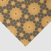 秋のエレガント幾何学的パターン抽象芸術フローラ 薄葉紙 (詳細)