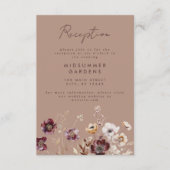 秋のエレガント披露宴 エンクロージャーカード (正面)