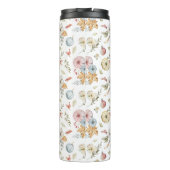 秋のエレガント水彩模様 タンブラー (裏面)