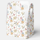 秋のエレガント水彩模様 フェイバーボックス (オープン)