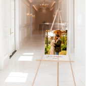 秋のエレガント秋水の色の写真へようこそ アクリルサイン