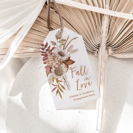 秋のエンゲージメントパーティー ギフトタグ