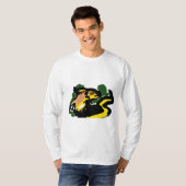 秋のオオカミ Tシャツ (正面フル)