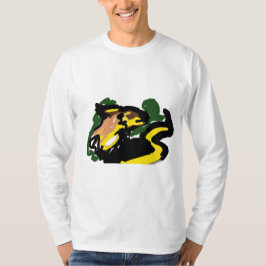 秋のオオカミ Tシャツ