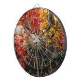 秋のオジロ鹿 ダーツボード (正面右)