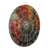 秋のオジロ鹿 ダーツボード (正面左)