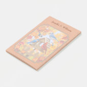 秋のオレンジを採集する給餌機 ポストイット (アングル)