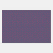 秋のオークのラッピング紙 – プラム/ベリー/トウモロコシ ラッピングペーパーシート (正面)