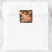 秋のオークの葉シール スクエアシール (バッグ)