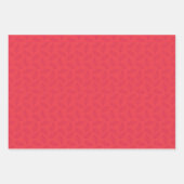 秋のオーク包装紙 – ぶどう/ベリー/柿 ラッピングペーパーシート (正面3)