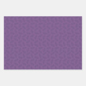 秋のオーク包装紙 – 梅/ティール(緑がかった色)/柿 ラッピングペーパーシート (正面3)