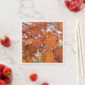 秋のオーク葉フローラ スタンダードカクテルナプキン (インサイチュ)