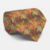 秋のオーク葉抽象芸術ネクタイ ネクタイ (ロール)