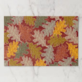 秋のオーク葉 ペーパーパッド (正面)