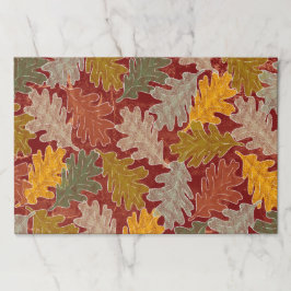 秋のオーク葉 ペーパーパッド