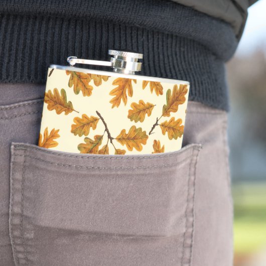 秋のオーク離れの白 フラスク (インサイチュ)