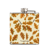 秋のオーク離れの白 フラスク (裏面)