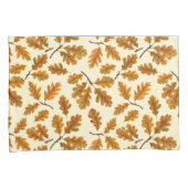 秋のオーク離れの白 枕カバー (正面右)