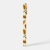 秋のオーク離れの白 iPhone 15ケース (右側面)