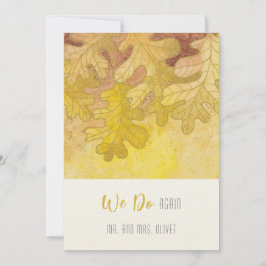 秋のオーク離れの誓い10年 招待状