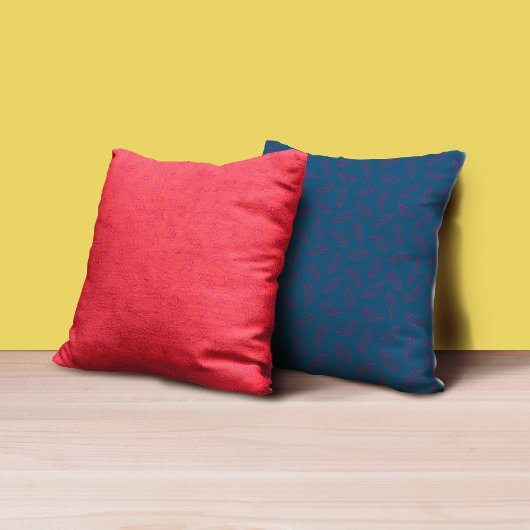 秋のオーク – Persimmon/Berry クッション