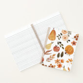 秋のオーチャードエステティック ノートブック (内部)