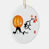 秋のオーナメント セラミックオーナメント (右)