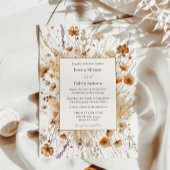 秋のオ結婚レンジフローラ招待状 招待状