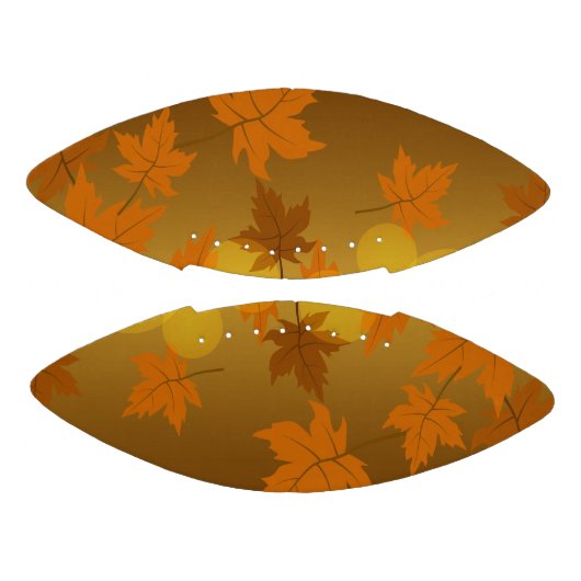 秋のカエデと葉《写真》ぼけ味模様 アメリカンフットボール (パネル)