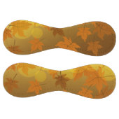 秋のカエデと葉《写真》ぼけ味模様 ソフトボール (パネル)