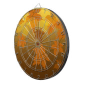 秋のカエデと葉《写真》ぼけ味模様 ダーツボード (正面右)