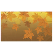 秋のカエデと葉《写真》ぼけ味模様 テーブルクロス (正面(横))