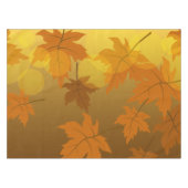 秋のカエデと葉《写真》ぼけ味模様 テーブルクロス (正面(横))