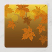 秋のカエデと葉《写真》ぼけ味模様 メニュー (正面)