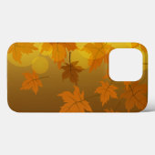 秋のカエデと葉《写真》ぼけ味模様 Case-Mate iPhoneケース (裏面 (横))