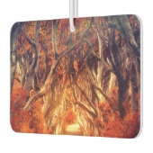 秋のカエデの木の森秋の森の葉 カーエアーフレッシュナー (左)