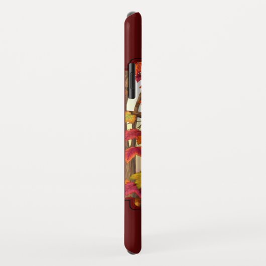 秋のカエデの赤の鳥 Case-Mate iPhoneケース (裏面/右)